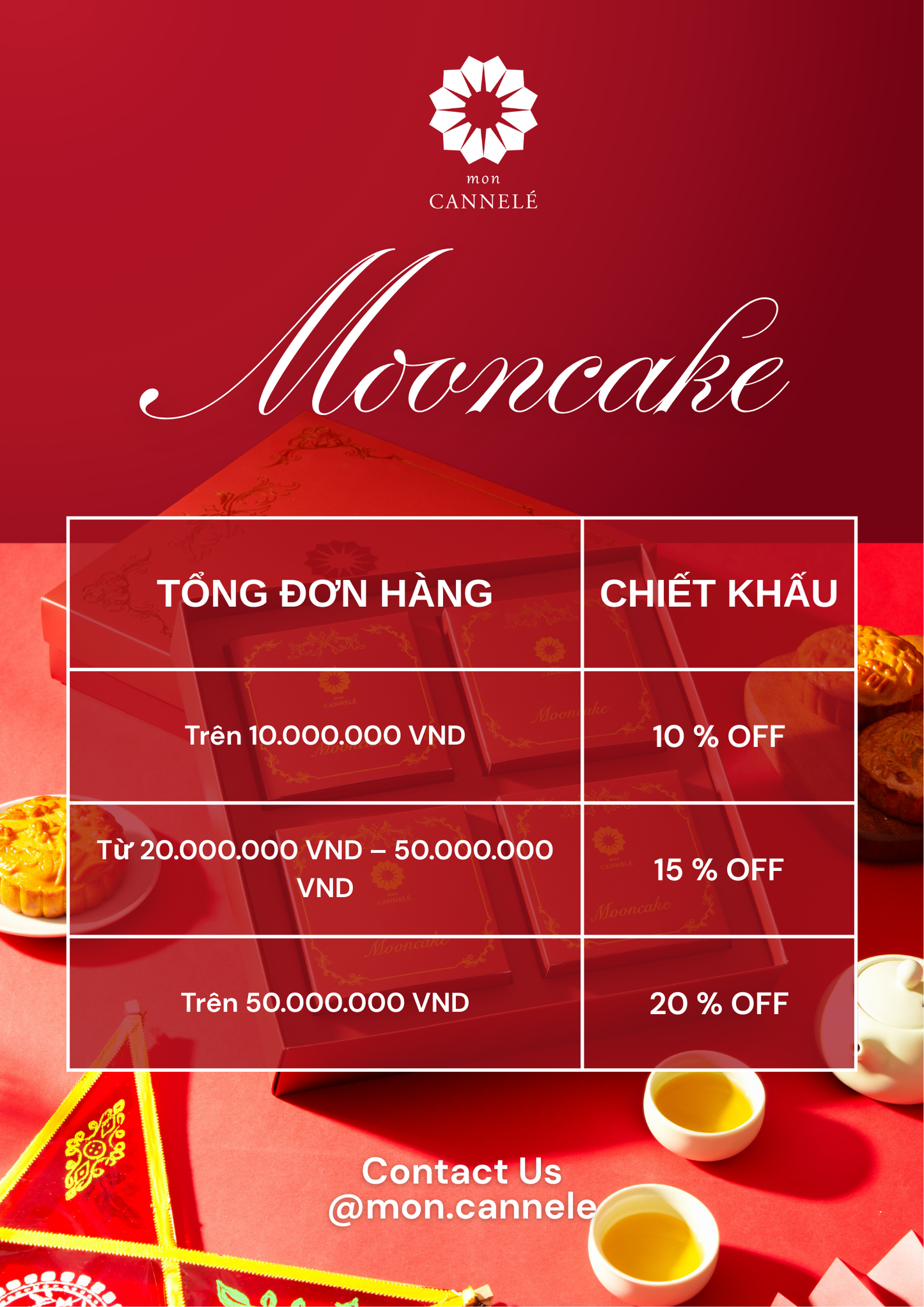 Set of 4 Mooncake