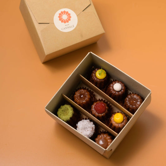 Box of 9 mini Cannelés