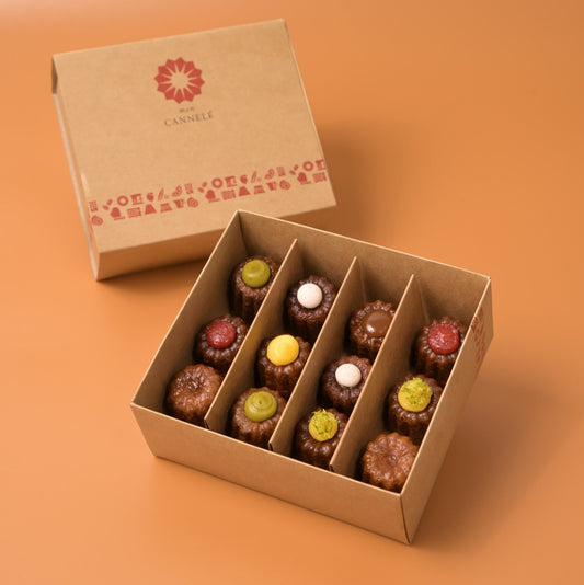 Box of 12 mini Cannelés